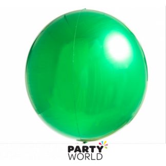 Green Foil Orbz Balloon 16in