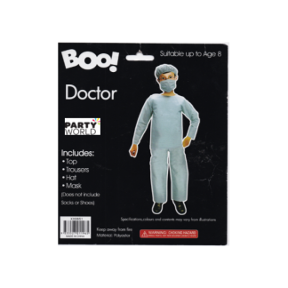 Doctor Costume Suitable Up To Age 8