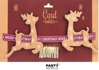 reindeer christmas card holder