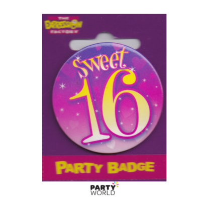 Birthday Girl Badge Sweet 16th