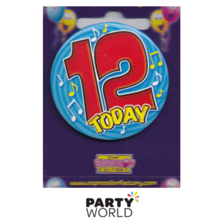 12th Birthday Blue Badge "Today"