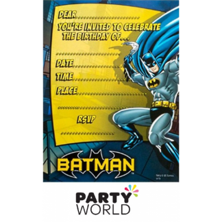 Batman Party Invitations (8)