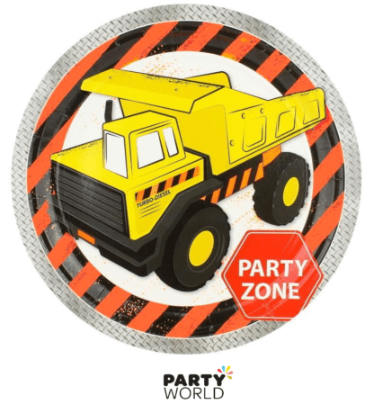 construction party plates