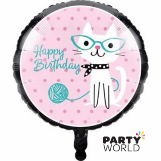 Purr-Fect Party Foil Balloon 17in impress