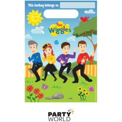 The Wiggles Plastic Loot Bags (8)
