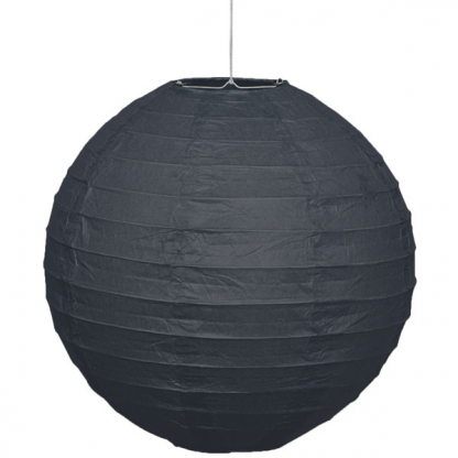 30 cm / 12 in Paper Lantern - Black