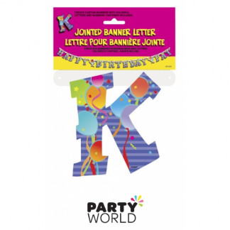 Jointed Alphabet Banner - Letter K