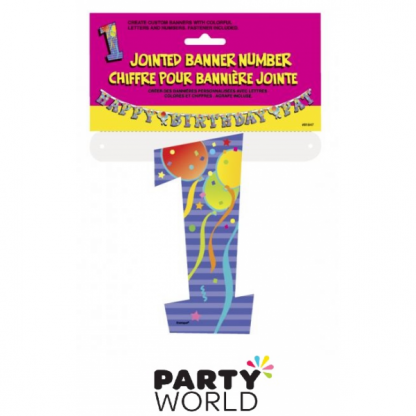 Jointed Banner - Number 1