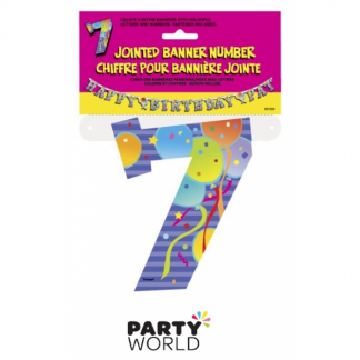 Jointed Banner - Number 7