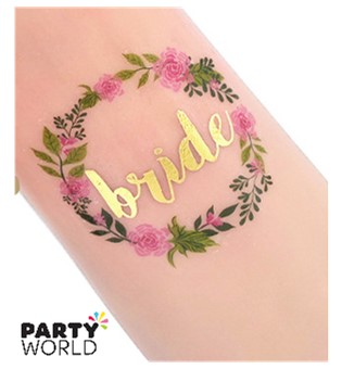 hens party bride tattoo