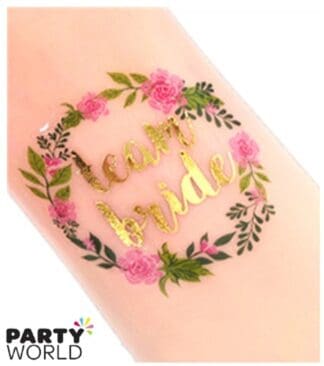 team bride hen party tattoo