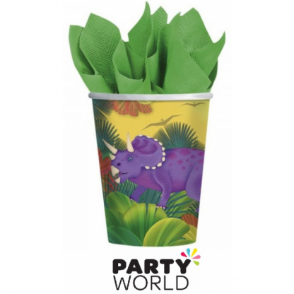 Prehistoric Dinosaur Party 9oz Cups (8)