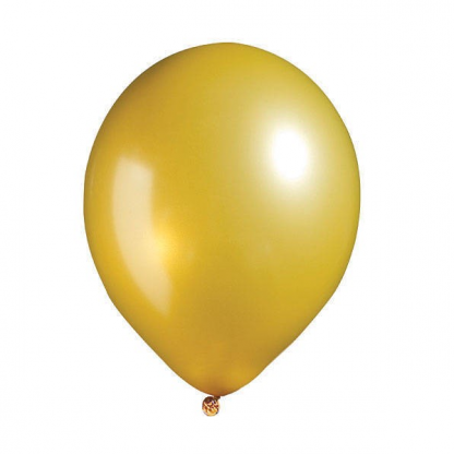 Budget 30cm Pearl Gold Latex Balloons (20)