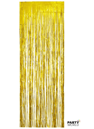 gold foil curtain