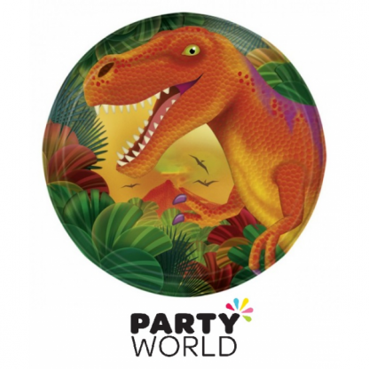 Prehistoric Dinosaur Party 7inch Plates (8)