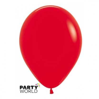 Sempertex 5inch (12cm) Fashion Red Round Mini Balloons (10)