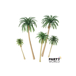 Mini Plastic Palm Trees (5)