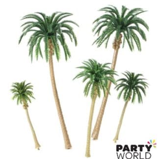 mini plastic palm trees