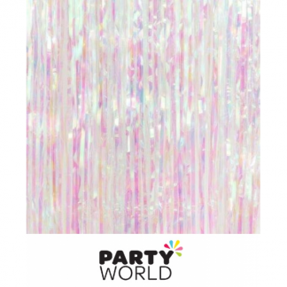 Foil Curtain Backdrop Iridescent