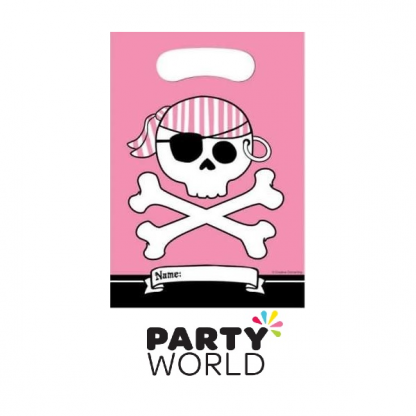 Pirate Parrty! Pink Loot Bags (8)