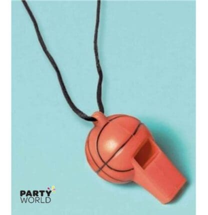 basketball whistles party favours