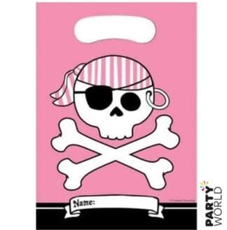 pink pirate party loot bags