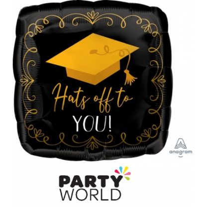 Graduation Hats Off To You! Foil Balloon