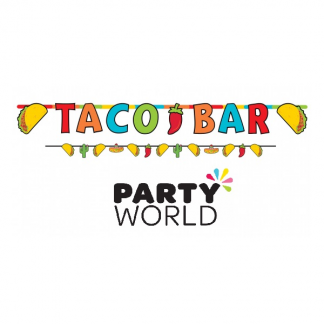 Fiesta Taco Bar Jumbo Banner Set