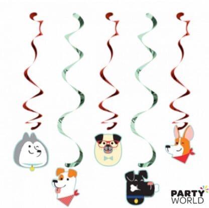 dog party hanging decorations