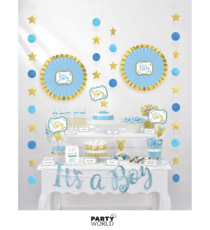 its a boy table decorating kit