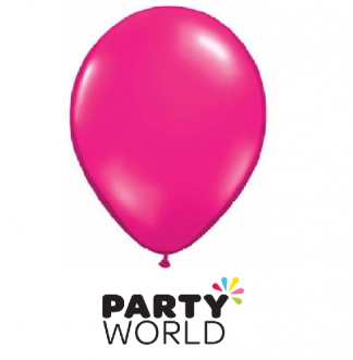 Pink 30cm Latex Balloons (20pcs) Plain Coloured Latex Balloons (25-30cm) For air or helium filling. 2