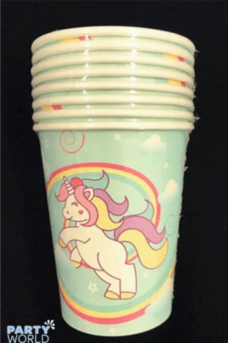 unicorn paper cups