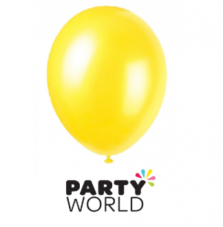 Yellow 30cm Latex Balloons (20pcs) Plain Coloured Latex Balloons (25-30cm) For air or helium filling.