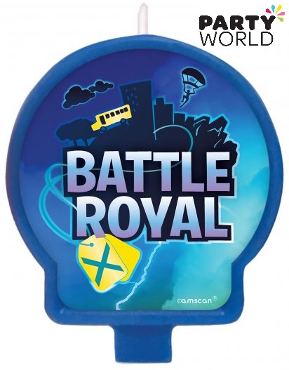 Battle Royal Birthday Party Candle