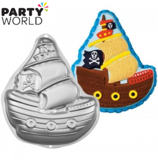 pirate ship cake tin