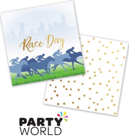 Race Day Beverage Napkins Pack of 16