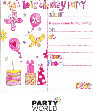 invitations first bday