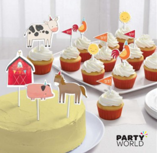 farm themed cake toppers
