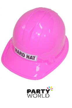 pink hard hat