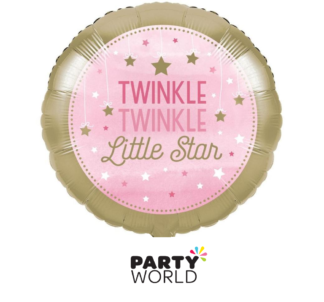 twinkle little star foil balloon