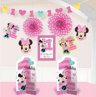 minnie mouse room decorating kit