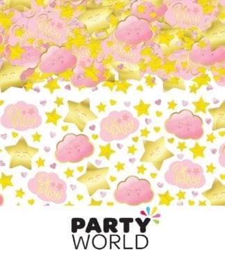 Oh Baby Girl Baby Shower Confetti