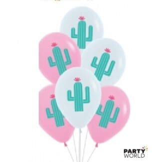 cactus party balloons