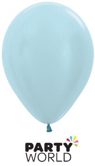 Sempertex 5inch Satin Pearl Blue Mini Balloons (50)