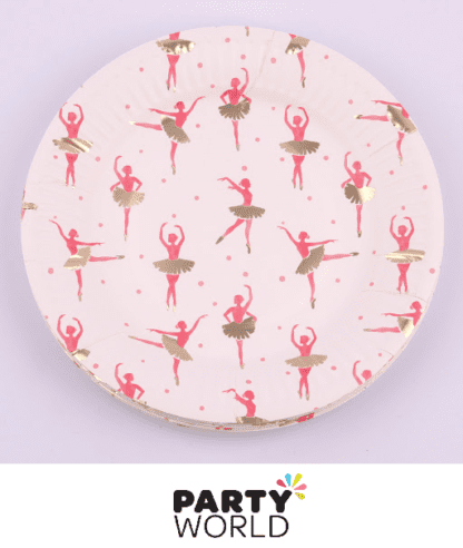 ballerina party plates