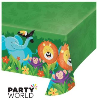 jungle party tablecover