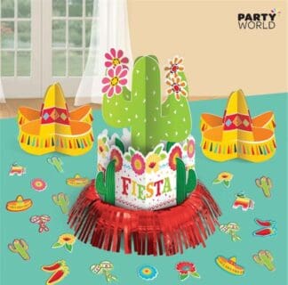 mexican fiesta party table decorating kit