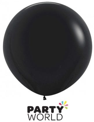 Black 24inch/ 60cm Large Latex Balloon (1)