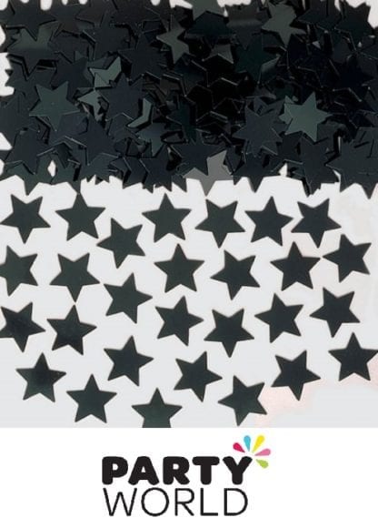 Black Mini Star Foil Party Scatters