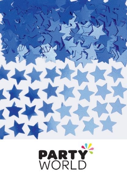 Blue Mini Star Foil Party Scatters